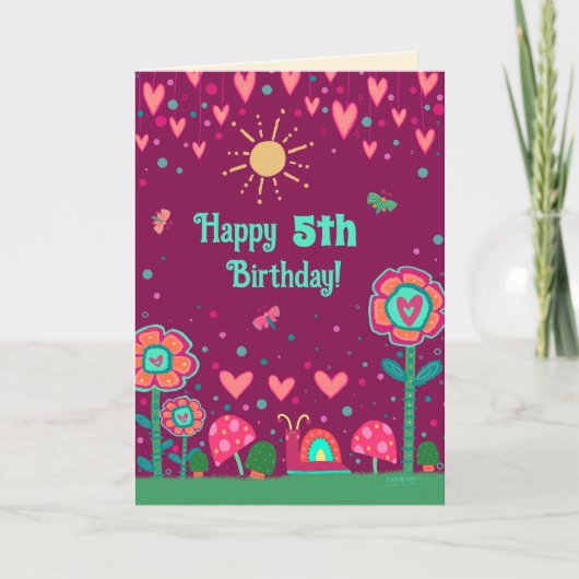 かわいいカタツムリのカスタマイズ可能年齢おもしろい誕生日カード カード (正面)