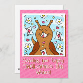 かわいいカタツムリのバレンタイン | シーズンカード (正面/裏面)