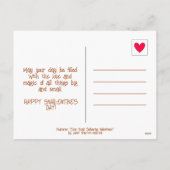 かわいいカタツムリのバレンタイン | シーズンポストカード (裏面)