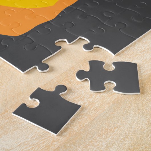 かわいいカタツムリの子供たちのデザイン ジグソーパズル (側面)