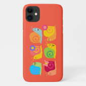 かわいいカタツムリの幸せ Case-Mate iPhoneケース (裏面)