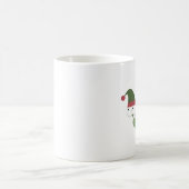 かわいいカタツムリクリスマス小妖精や小人 コーヒーマグカップ (中央)