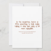 かわいいカタツムリナースが元気になる カード (裏面)