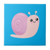 かわいいカタツムリ タイル (正面)