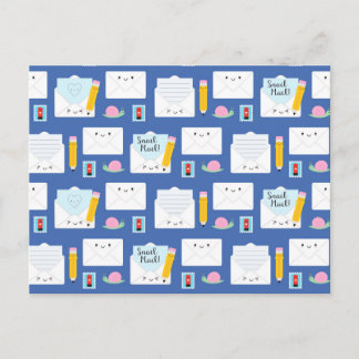 かわいいカタツムリ ポストカード