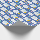 かわいいカタツムリ ラッピングペーパー (角)