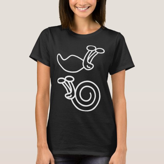 かわいいカタツムリ Tシャツ (正面)
