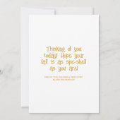 かわいいカタツムリApple-yスイーツスマイル秋 カード (裏面)