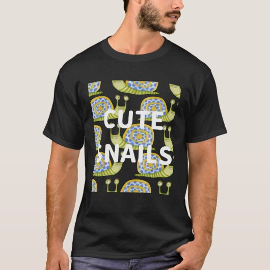 かわいいカタツムリNr 1 Tシャツ (正面)