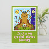 かわいいカタツムリSpe-shell夏の至恵み カード (スタンド正面)