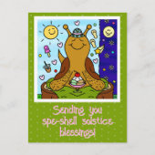 かわいいカタツムリSpe-shell夏の至恵み ポストカード (正面)