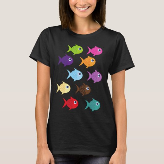 かわいいカッコウチョウのイラスト Tシャツ (正面)