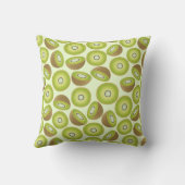 かわいいカットキウイ模様 クッション (裏面)