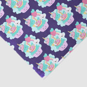 かわいいカップケーキとハッピーアイスクリームパターン 薄葉紙 (詳細)