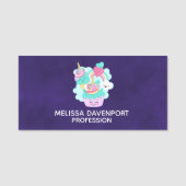 かわいいカップケーキとハッピーアイスクリーム 名札 (正面)