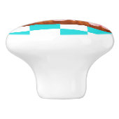 かわいいカップケーキのキッチンデッキ セラミックノブ (側面)