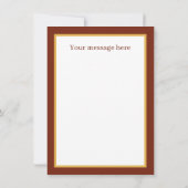 かわいいカップケーキのベンダーやパン屋さん有難う サンキューカード (裏面)