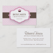 かわいいカップケーキの名刺 名刺 (正面/裏面)
