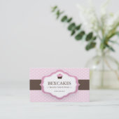 かわいいカップケーキの名刺 名刺 (スタンド正面)