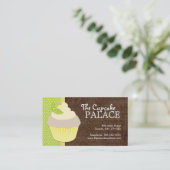 かわいいカップケーキの名刺 名刺 (スタンド正面)