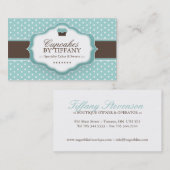 かわいいカップケーキの名刺 名刺 (正面/裏面)