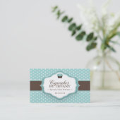 かわいいカップケーキの名刺 名刺 (スタンド正面)