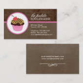 かわいいカップケーキの名刺 名刺 (正面/裏面)