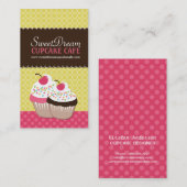かわいいカップケーキの名刺 名刺 (正面/裏面)