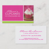 かわいいカップケーキの名刺 名刺 (正面/裏面)