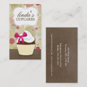 かわいいカップケーキの名刺 名刺 (正面/裏面)