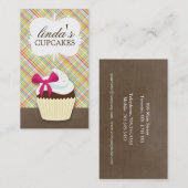 かわいいカップケーキの名刺 名刺 (正面/裏面)