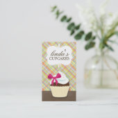 かわいいカップケーキの名刺 名刺 (スタンド正面)