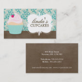 かわいいカップケーキの名刺 名刺 (正面/裏面)