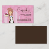かわいいカップケーキの名刺 名刺 (正面/裏面)