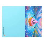 かわいいカップケーキの夢 ノートパッド (正面)