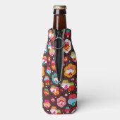 かわいいカップケーキの柄 ボトルクーラー (ボトル裏面)