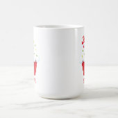 かわいいカップケーキクリスマスマパーソナライズされたグ コーヒーマグカップ (中央)