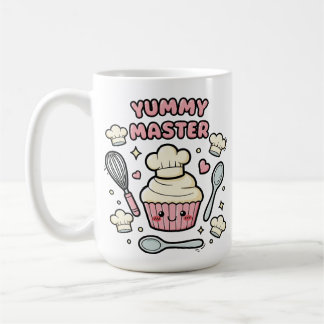 かわいいカップケーキシェフマグカップ コーヒーマグカップ