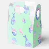 かわいいカップケーキスイートマーメイドバースデーパガーリーーティ フェイバーボックス (オープン)