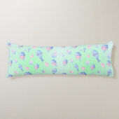 かわいいカップケーキスイートマーメイドバースデーパガーリーーティ ボディピロー (正面)