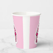 かわいいカップケーキテーマ誕生日ガール紙カップ 紙コップ (左)