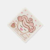 かわいいカップケーキナプキン スタンダードカクテルナプキン (角)