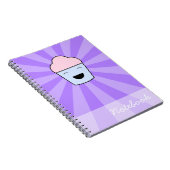 かわいいカップケーキノート ノートブック (右側)