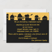 かわいいカップケーキハローウィンパーティ 招待状 (裏面)