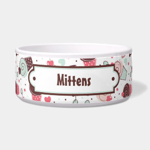 かわいいカップケーキパターンペットボウル ボウル