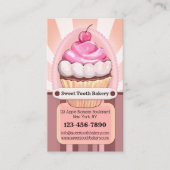 かわいいカップケーキベーカリー名刺 名刺 (正面)