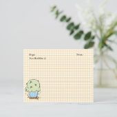 かわいいカップケーキレシピカード ポストカード (スタンド正面)
