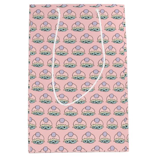 かわいいカップケーキ抱き枕 ミディアムペーパーバッグ (正面)