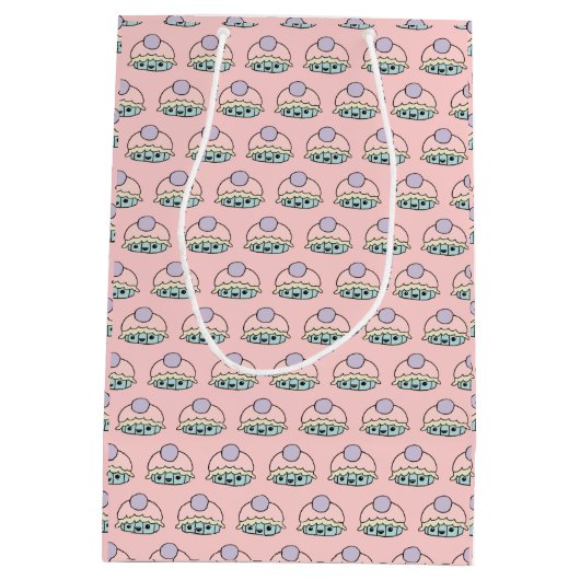 かわいいカップケーキ抱き枕 ミディアムペーパーバッグ (裏面)