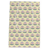 かわいいカップケーキ抱き枕 ミディアムペーパーバッグ (裏面)